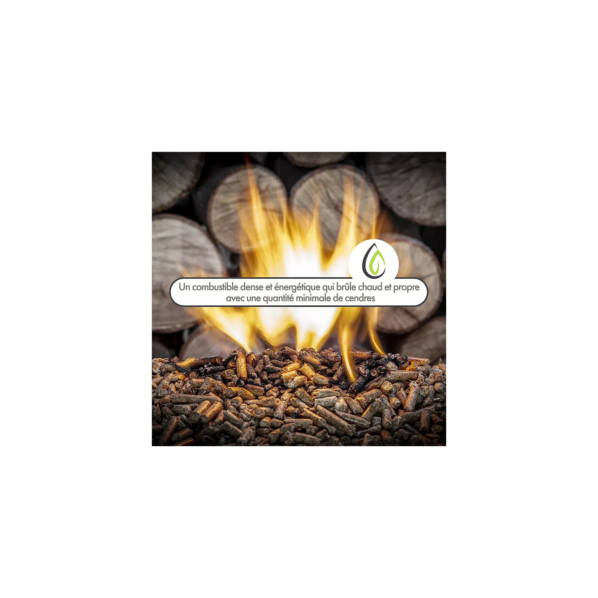 Pellets ENERVER Granulés de Bois 140 Sacs de 15KG-2100KG – Image 3